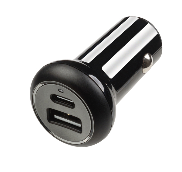 VIVANCO 1xUSB-C PD / USB-A 2x24W-autolaturi