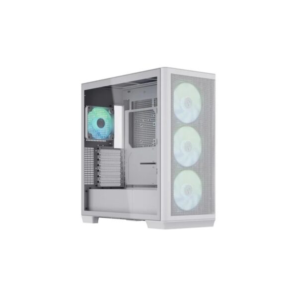 DigiDreamer White Edition 1440p QHD-pelaamiseen, Ryzen 5 9600X, GeForce RTX 5070, 32GB, 2TB