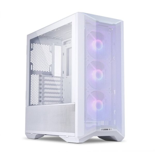 DigiDreamer White Edition 1440p QHD/4K Ultra HD-pelaamiseen, Ryzen 7 9850X3D, Radeon RX 9070 XT, 32GB, 2TB