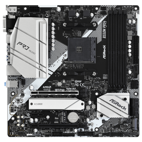 ASROCK B550M Pro4 mATX-emolevy