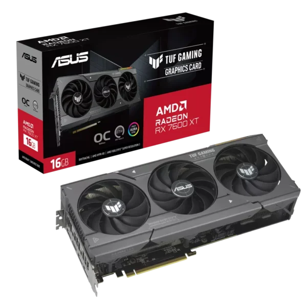 ASUS TUF RX 7600 XT OC 16GB GAMING-näytönohjain