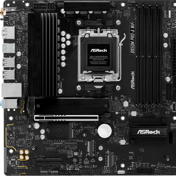 ASROCK B850M Pro-A WiFi AM5 DDR5 mATX-emolevy