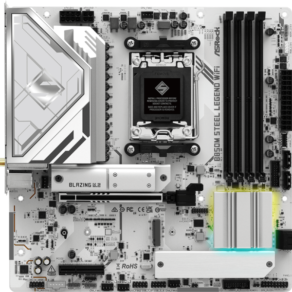 ASROCK B850M Steel Legend WiFi AM5 DDR5 mATX-emolevy