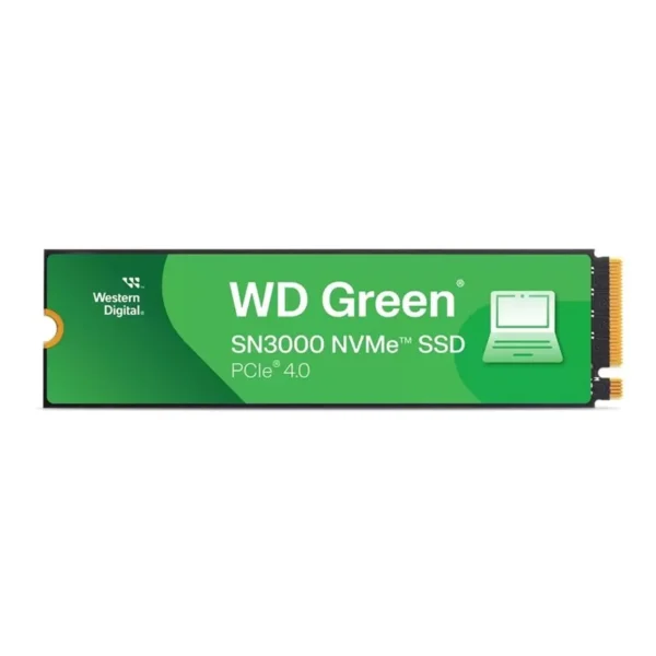 WD Green SN3000 NVMe SSD M.2 2280 PCIe – Edullinen Gen3/Gen4 SSD, jopa 5 000 MB/s, PC & kannettava tallennus