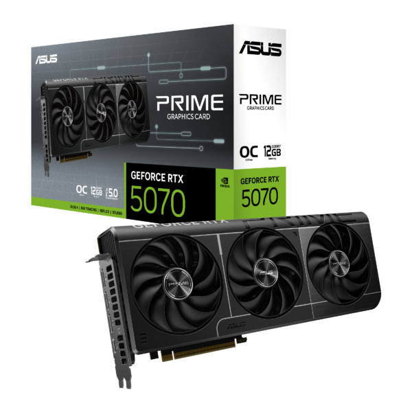 ASUS PRIME GeForce RTX 5070 12GB GDDR7 OC Edition-näytönohjain