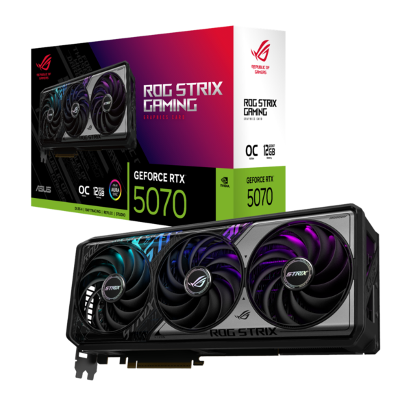 ASUS ROG Strix GeForce RTX 5070 12GB GDDR7 OC Edition-näytönohjain