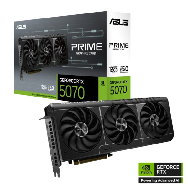 ASUS PRIME GeForce RTX 5070 12GB GDDR7-näytönohjain