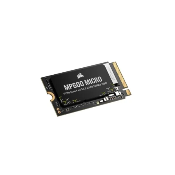Corsair MP600 Micro Gen4 NVMe M.2 2242 SSD – PCIe 4.0 x4, 3D TLC NAND, 2242 kompakti SSD, jopa ~5000MB/s, DRAM cache