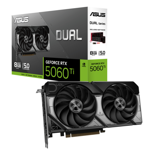 ASUS DUAL RTX 5060 TI 8GB-näytönohjain