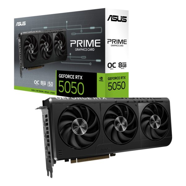 ASUS PRIME Geforce RTX 5050 OC 8GB GDDR6 3xDP 1xHDMI-näytönohjain