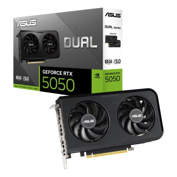 ASUS DUAL Geforce RTX 5050 8GB GDDR6 3xDP 1xHDMI-näytönohjain
