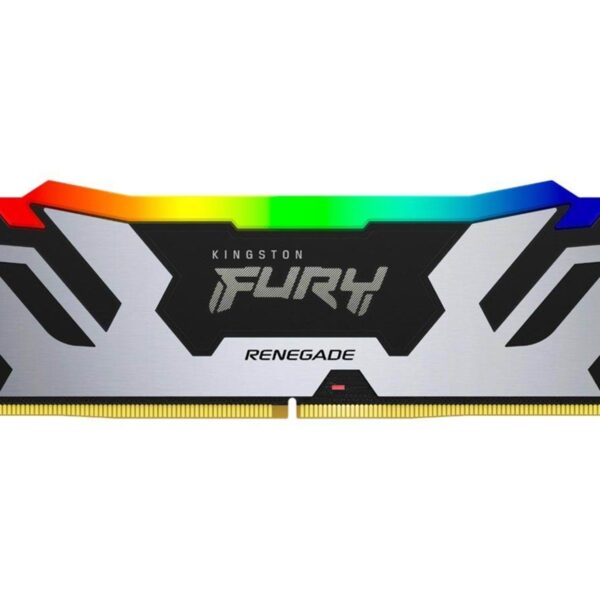 KINGSTON 8000MHz DDR5 CL38 DIMM FURY Renegade RGB Silver-keskusmuisti
