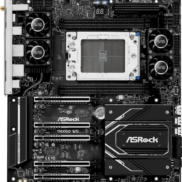 ASROCK TRX50 WS AMD 4xSATA3-emolevy