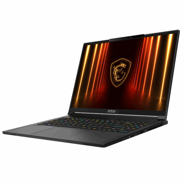 MSI Stealth A16 AI+ A3XWHG-005NEU AMD Ryzen AI 9 HX 370 16" OLED 32GB 2TB RTX 5070 Ti GDDR7 12GB W11H-pelikannettava