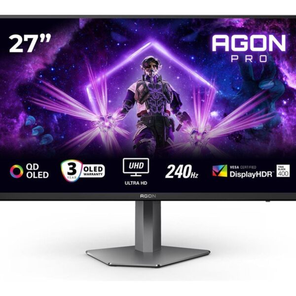 AOC AG276UZD 27" QD - OLED UHD 240Hz-pelinäyttö