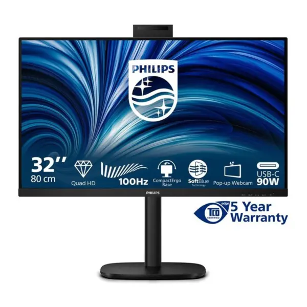 PHILIPS 32B2U3601H/00 31.5" QHD 16:9 IPS 100Hz-näyttö