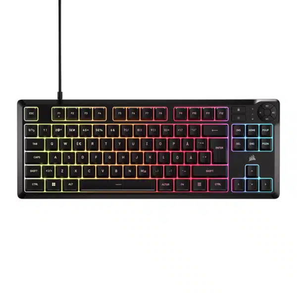 CORSAIR K55 CORE TKL RGB Gaming Keyboard-pelinäppäimistö