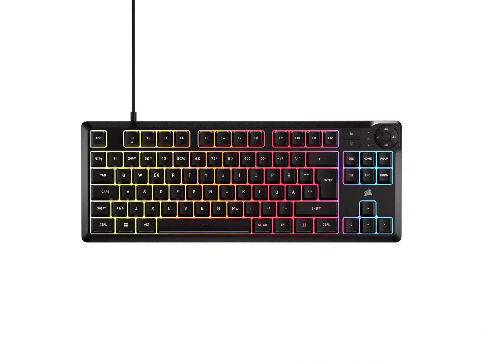 CORSAIR K55 CORE TKL RGB Gaming Keyboard-pelinäppäimistö