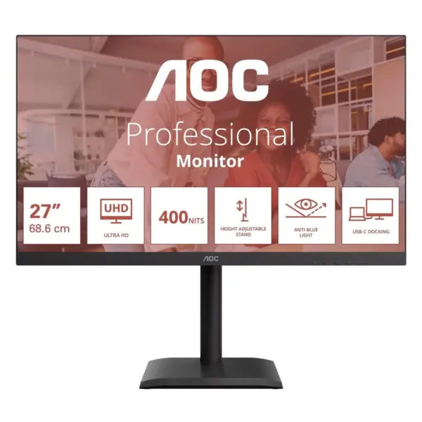 AOC U27E4CV 27" 3840x2160 60Hz IPS-näyttö