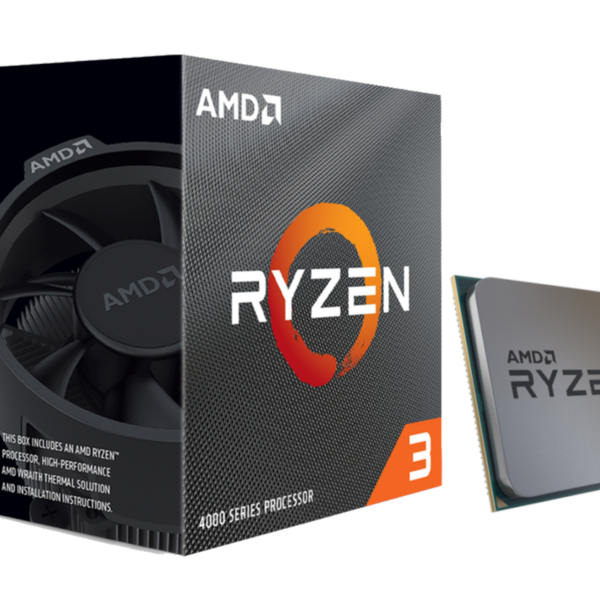 AMD Ryzen 3 4100 4,0 GHz 4-ydin AM4 -prosessori Wraith Stealth -jäähdyttimellä