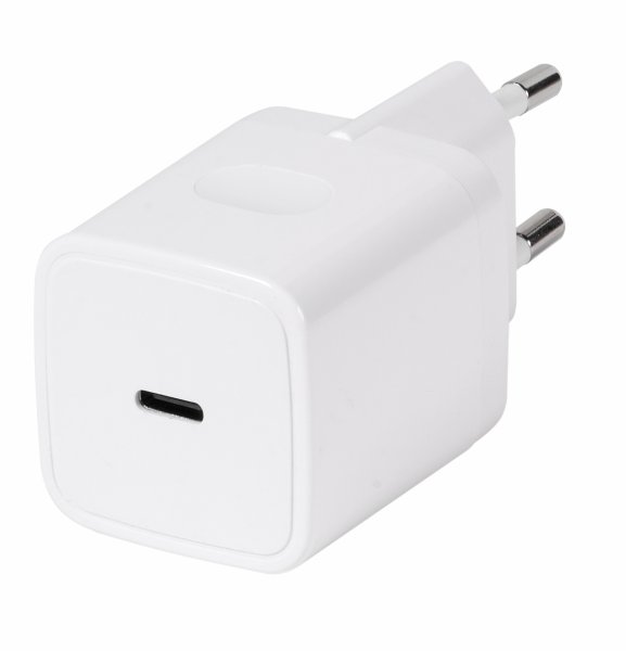Vivanco Lightning USB-C PD 20W Home Charger – iPhone-pikalaturi, USB-C Power Delivery, 1.2m kaapeli, Valkoinen