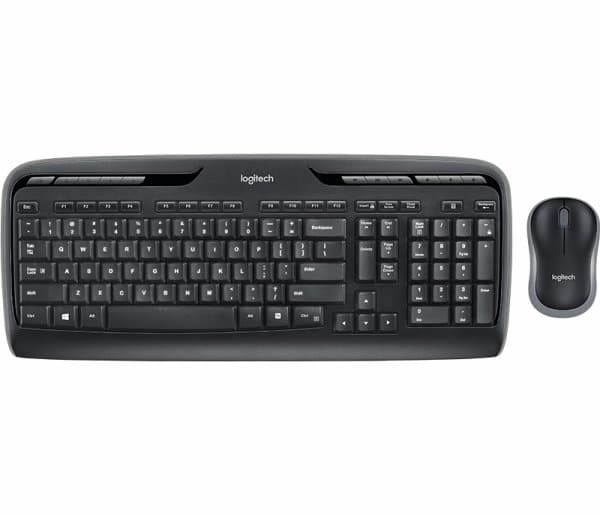 Logitech MK330 Wireless Combo Nordic - Langaton näppäimistö ja hiiri, 2.4 GHz, Musta