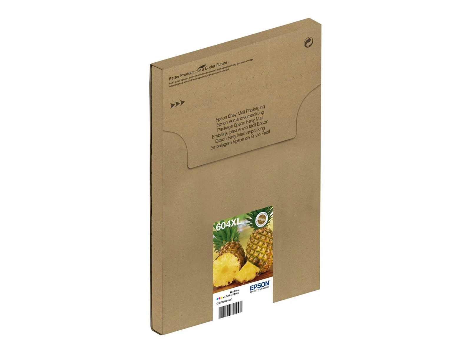 Epson 604XL EasyMail Mustepakkaus 4 Väriä, C13T10H64510, Musta, Syaani, Magenta, Keltainen