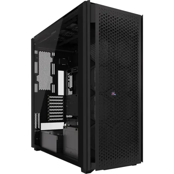 Corsair iCUE LINK 9000D AIRFLOW Super Tower PC Case Black (Full Tower, iCUE LINK Hub, 18-fan support, 480mm support)