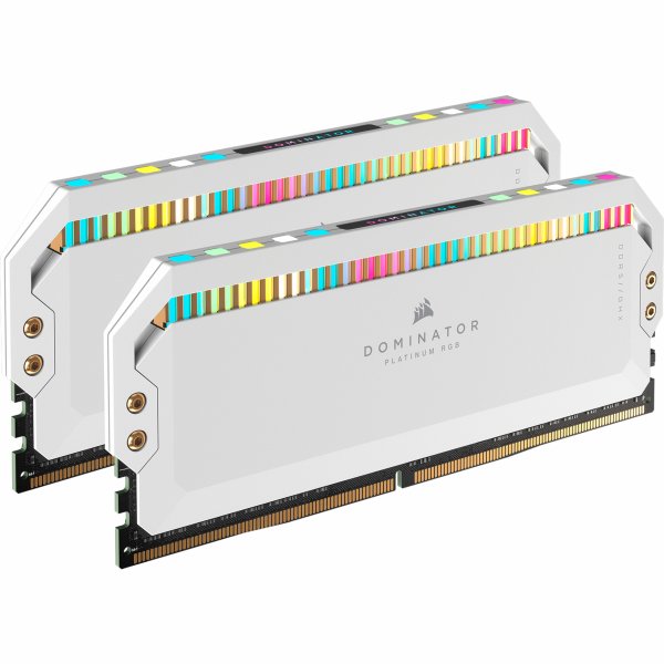 Corsair Dominator Platinum RGB 64GB (2x32GB) DDR5 5200MHz CL40 RAM-muisti, valkoinen