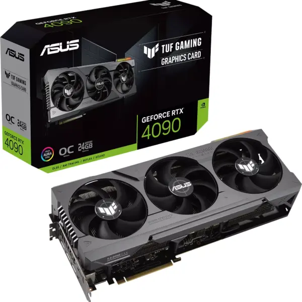 ASUS TUF Gaming GeForce RTX 4090 OC 24GB – GDDR6X, DLSS 3, Ray Tracing, 2xHDMI 3xDP, Huippuluokan GPU