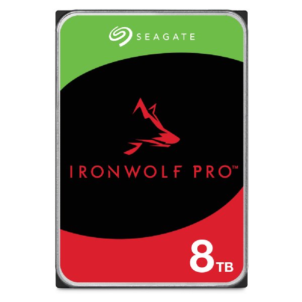 SEAGATE Ironwolf PRO Enterprise NAS HDD 8TB 7200rpm 6Gb/s SATA 256MB cache 8.9cm 3.5inch 24x7 for NAS & RAID BLK