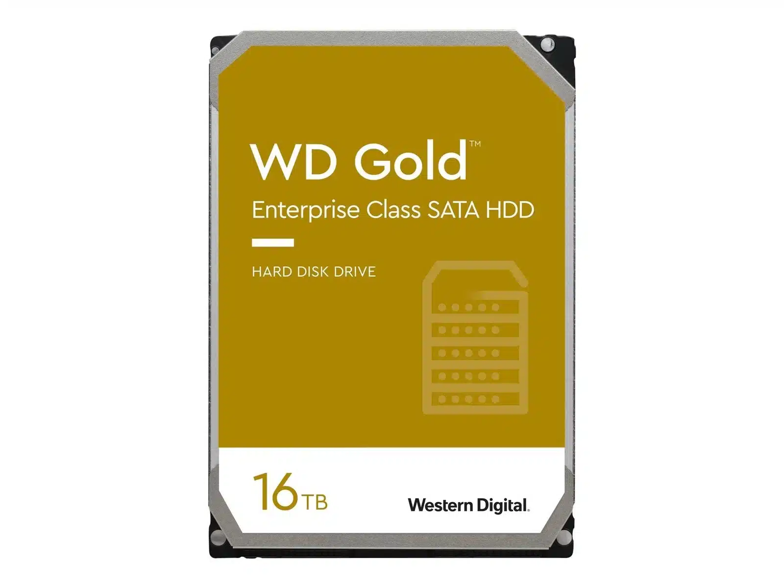 WD Gold 16TB HDD 7200rpm 6Gb/s sATA 512MB cache 3.5inch intern RoHS compliant Enterprise Bulk