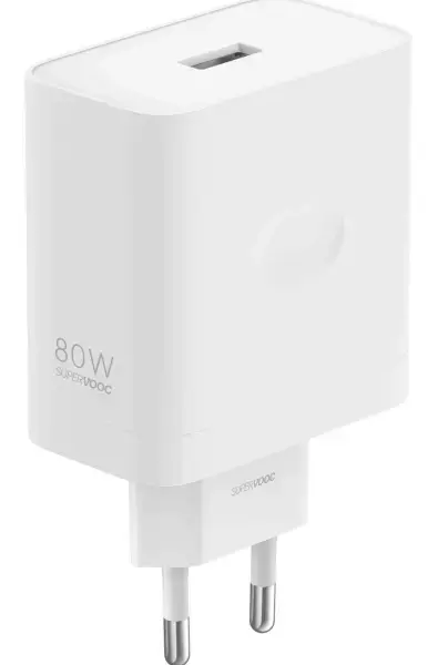 OPPO SuperVOOC 80W Pikalaturi – USB-A / USB-C, erittäin nopea lataus, älykäs virranhallinta, OPPO-yhteensopiva