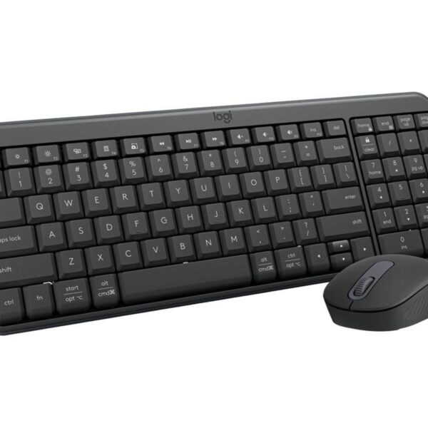Logitech MK250 – langaton näppäimistö ja hiiri, Bluetooth, Nordic, Graphite