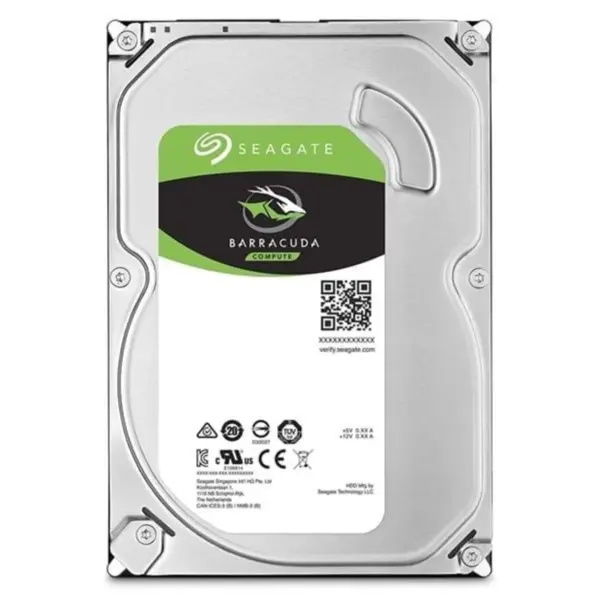 Seagate BarraCuda 2TB 3.5" HDD -kiintolevy – 7200RPM, SATA 6Gb/s, 256MB Cache, Desktop Storage