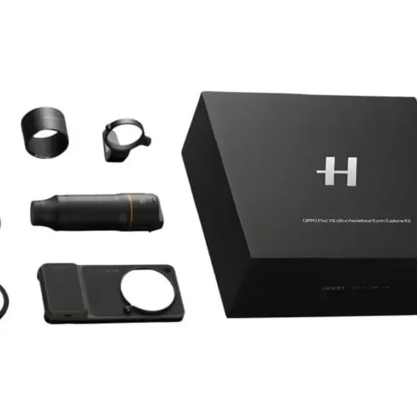OPPO Find X9 Ultra Hasselblad Earth Explorer Kit Black – Valokuvauspaketti, 300mm Teleconverter, Kamerakahva