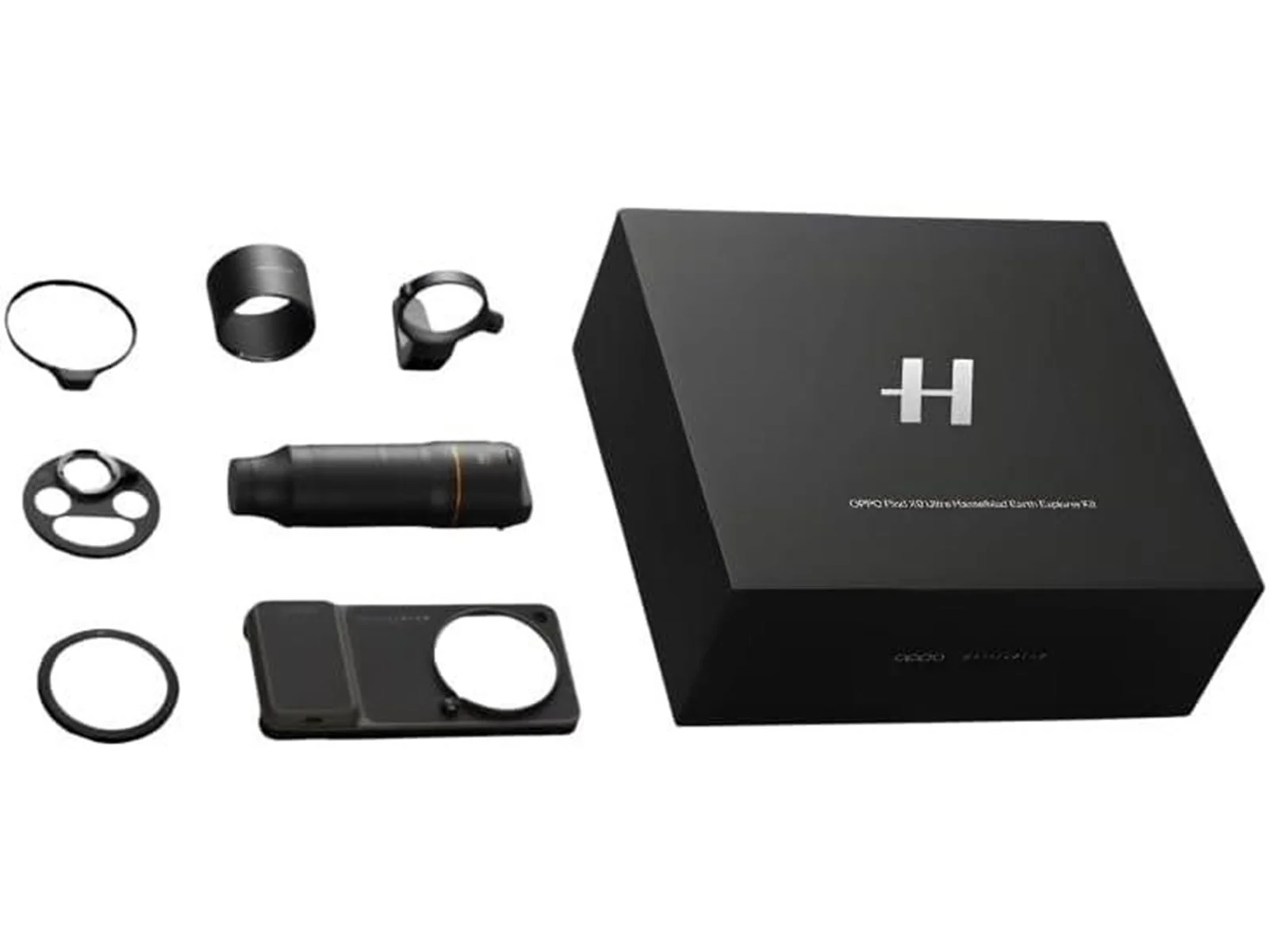 OPPO Find X9 Ultra Hasselblad Earth Explorer Kit Black – Valokuvauspaketti, 300mm Teleconverter, Kamerakahva