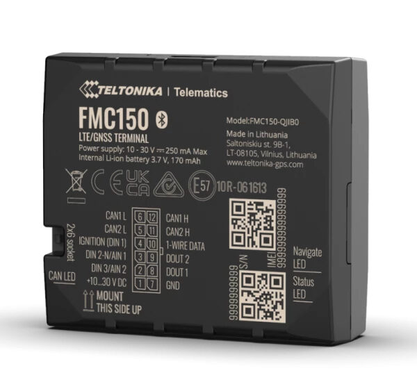 Teltonika FMC150 4G LTE Cat 1 GPS/GNSS-seurantalaite CAN Bluetooth