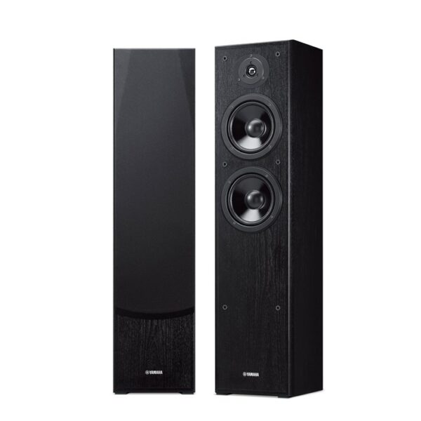 Yamaha NS-F51BL 2-tie lattiakaiutinpari 80W 6Ω musta